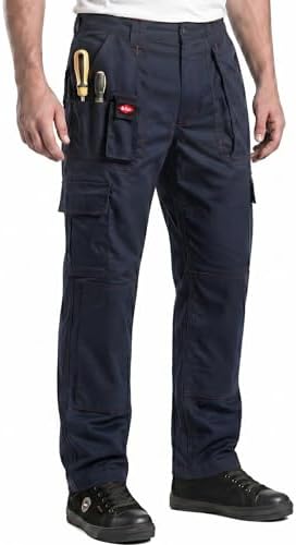 Lee Cooper LCPNT206 Ropa de Trabajo para Hombres con múltiples Bo...