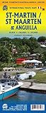 Anguilla, Saint Martin, Plan Dog Island, Sint Marteen 1:23 000: International Travel Map, doppelseitig, TK Anguilla 23T., Plan Dog Island TK St.Martin/Sint Marteen 20T.