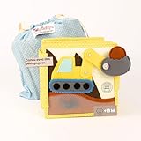 Fait main & sûr pour les enfants – Conçu en feutrine et coton certifiés OEKO-TEX, ce livre Montessori est sans substances nocives, robuste et parfaitement adapté aux petites mains. Un jouet durable et pédagogique.