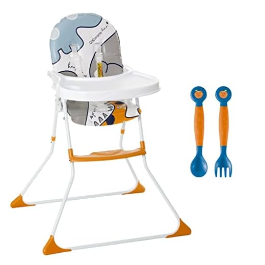 Cadeira de Alimentação Alta Nick com Talheres Funny Meal