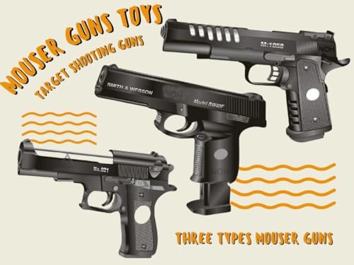 Image of NOH Toy BB Gun with Soft Bullets, Black Plastic Pistol for Target Games