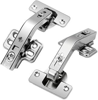 TamBee Corner Cabinet Hinges, 135° Lazy Susan Door Hinges - 48mm 3D Adjust for Corner Kitchen, Cupboard Hhinges Replacement 2 Pack