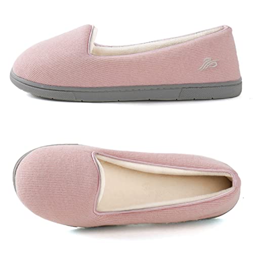 Image of Wishcotton Lightweight Slippers for Women, Comfy House Shoes | Soft, Cozy, Breathable, Foldable Non-Slip Rubber Sole, Memory Foam, Machine Washable, Indoor Outdoor, Gifts for Women Mon