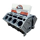 Sands3D V8 Engine Block Business Card Holder Organizer, Car Stuff, Car Accessories For Men, Business Card Holder Desk, Mini V8 Engine, V8 Engine Model Kit, Car Engine, Mini Engine Kit