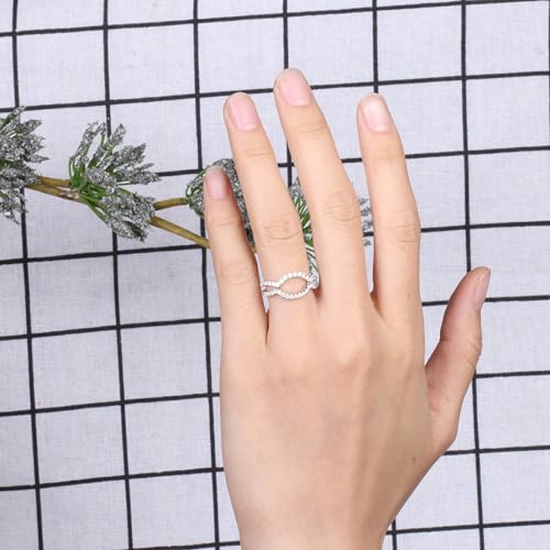 DovEggs Moissanite Wedding Band Half Eternity Band for Women 1.5mm G-H Color Heart Arrows Cut Moissanite Stackable Curved Half Band Anniversary Ring 14k Gold QUALITY Sterling Silver3