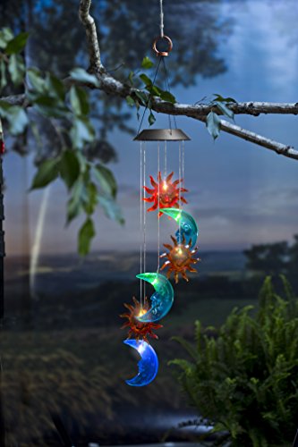 Plow & Hearth Solar Sun and Moon Mobile