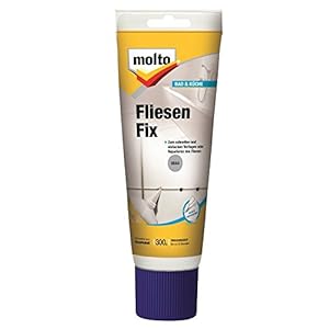Molto Tegelfix, voor het voegen en repareren van alle tegels binnenshuis, grijs, 300 g