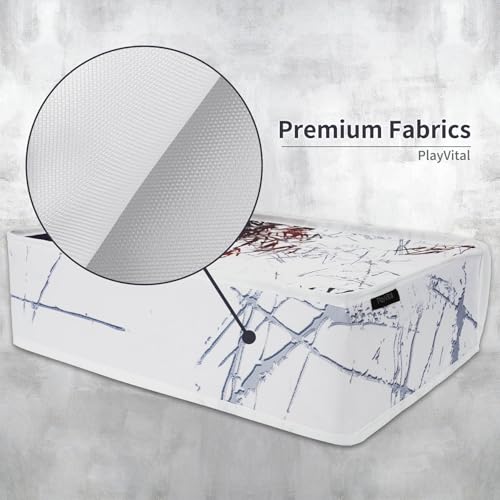 Image of PlayVital Nylon Horizontal Dust Cover for ps5, Soft Neat Lining Dust Guard, Anti Scratch Waterproof Cover Sleeve for ps5 Console Digital Edition & Disc Edition - Clown Hahaha