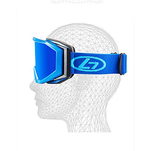 Gafas de esquí unisex con doble lente intercambiable de color morado 5