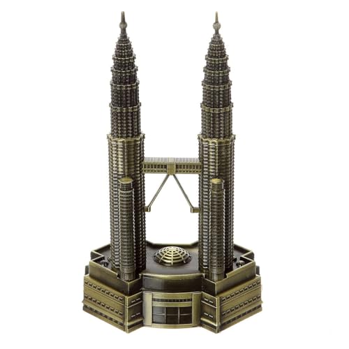 Estatua Decorativa Torres Gemelas Petronas Metal
