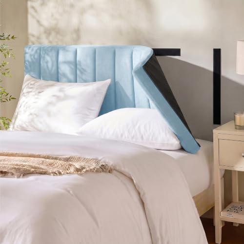 Image of Hearth & Harbor Wall Mounted Queen Headboard Only, Bed Headboard Queen Size