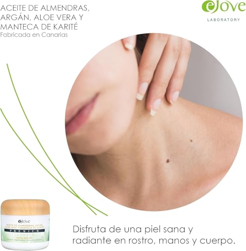 Ejove - Crema hidratante facial y corporal mujer - Manteca de Karité pura ecológica bio - Aloe Vera - Aceite de Almendras - Argán - Crema Antiestrías - Manteca de Karité con Vitamina E - imagen 5