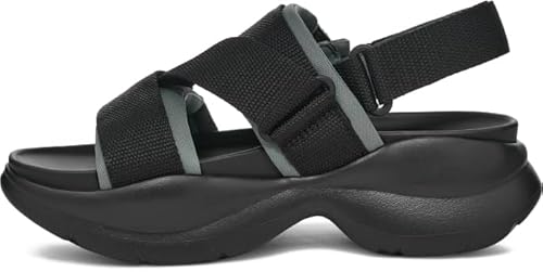 [AO] fB[X LALv LA Camp T_ Sandal BLACK(BLK), US8(25cm) [sAi]