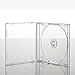 Price comparison product image Vision Media® 10 x Premium Single CD Jewel Cases with Clear Tray Assembled -10.4mm Spine