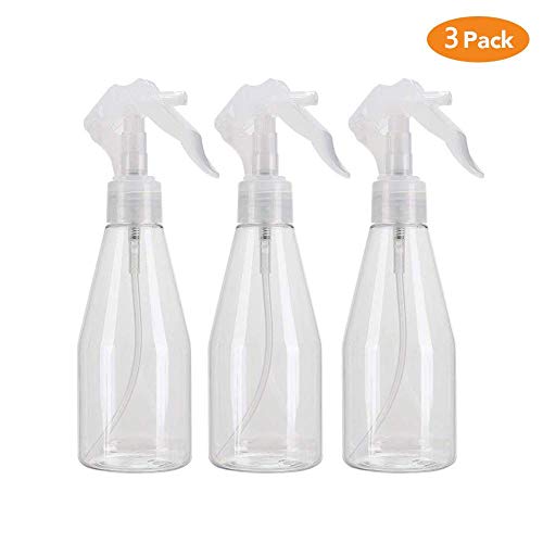 EisEyen 3pcs 200ml Flasche Leere Spraydosen Zerstäuber transparenten Kunststoff Wiederverwendbare Blume Sukkulente