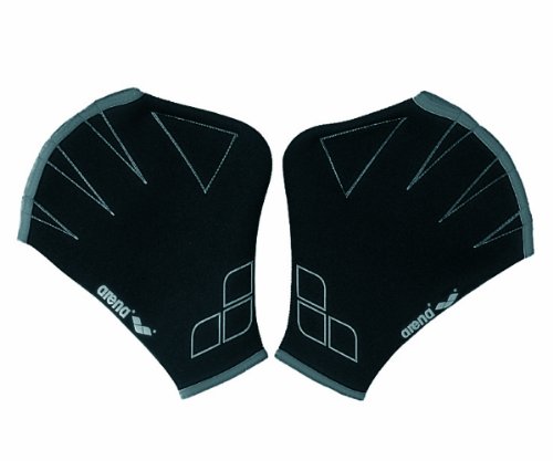Arena Guanti Aquafit nero/grigio M