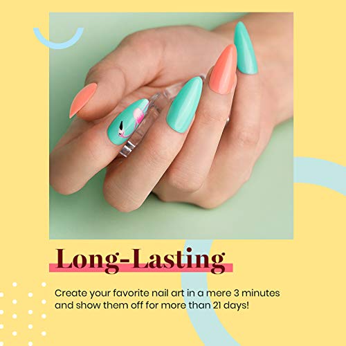 Beetles Gel Nail Polish Set Easter Nails - Pool Party Collection 6 Colors Rainbow Turquoise Purple Blue Pink Neon Gel Polish Kit Rainbow Yellow Green Nail Gel Polish Soak Off U V Led Lamp Diy Home Salon Nail Art Gift For Girls #TOP6