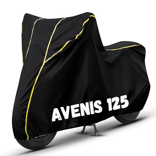 Image of Bike Cover for Avenis 125 100% Waterproof, Dustproof & Scratch Resistant| Fully Bottom Elastic UV Resistant Heavy Duty Body Cover | All Weather Outdoor Use