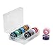 SINGER Class 15J Threaded Bobbins in Case, 12-Count, Assorted Colors