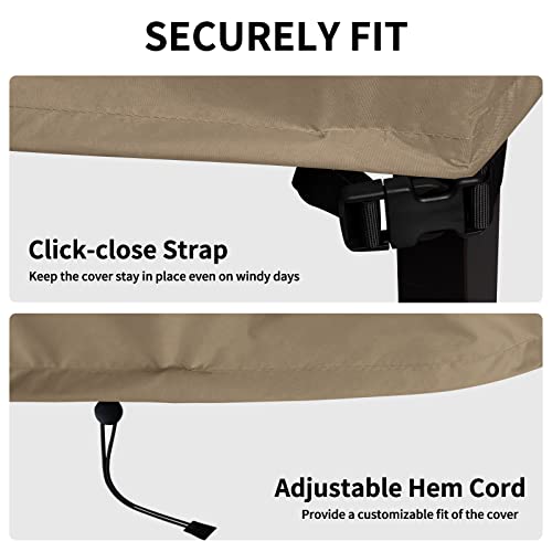Funda impermeable para silla de terraza e invierno, pack de 2 fundas Easy-Going camel 7