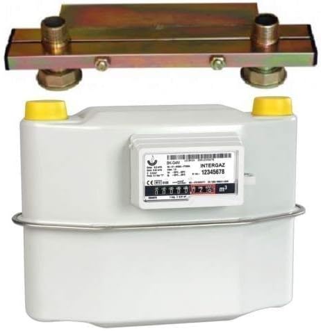 Gas meter G4 6 m³ One tube Twin-tube 130,250 250mm with Mounting bracket )