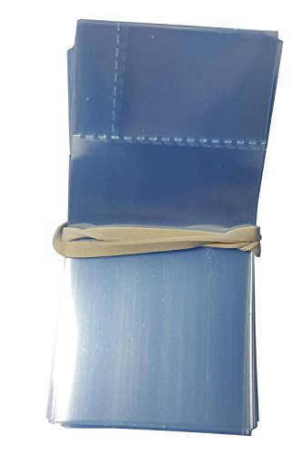 Image of 30 x 64 mm Clear Perforated Shrink Band for Lip Balm Tubes, Cosmetic Sticks & Salve Tubes [Container Diameter: 1 /2 inch] Pack of 1,000