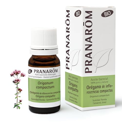 Pranarôm - Olio Essenziale di Origano a Infiorescenze Compatte - Origanum compactum - Sommita Fiorita - Favorisce la Circolazione - OECT - 10 ml