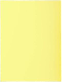 Exacompta 340005E - Lote de 100 Subcarpetas Super 180, Color Amarillo