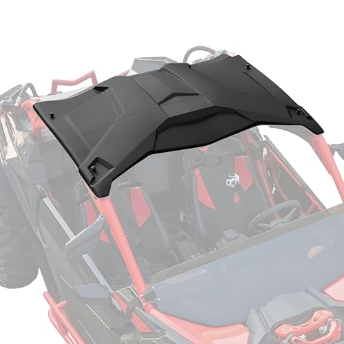SAUTVS Sport Hard Roof Top for Can-Am X3 2017-2026 2 Pieces Combination Hard Roof Top Sun Visor for Can Am Maverick X3 2017-2026 Models Accessories (Replace #715002902)