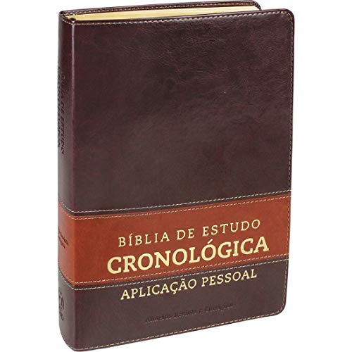 Bíblia de Estudo Cronológica Aplicação Pessoal - Capa Marrom
