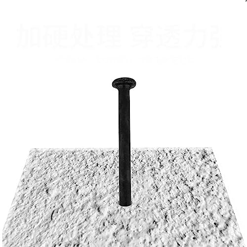50pcs Hardware Nails 1.5 inch Length,Carbon Steel Point Tip Wall Cement Masonry Nail,Woodworking Nails,Concrete Nails,Black 40 mm - Image 4