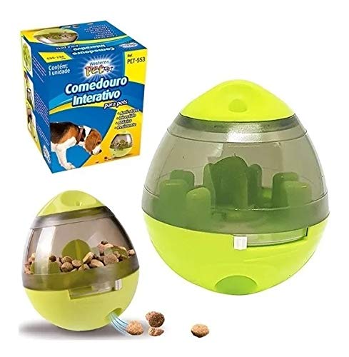 Comedouro Inteligente Interativo Para Cachorro Cães E Gatos