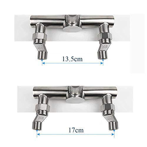 Mitigeur lavabo encastrable mural eau chaude froide pour bac buanderie - 6