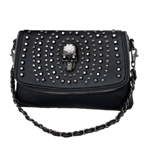 Petit sac à main clouté Ro Rox : le compromis style gothique et volume