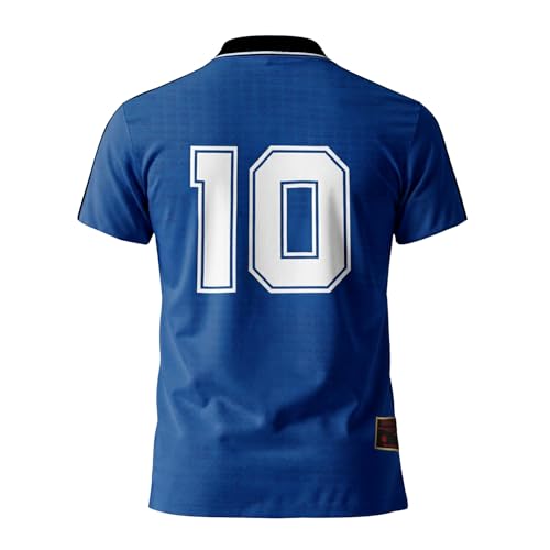 Argentina 1994 Away Retro Soccer Jersey - Men's Blue X-Large Regular Fit