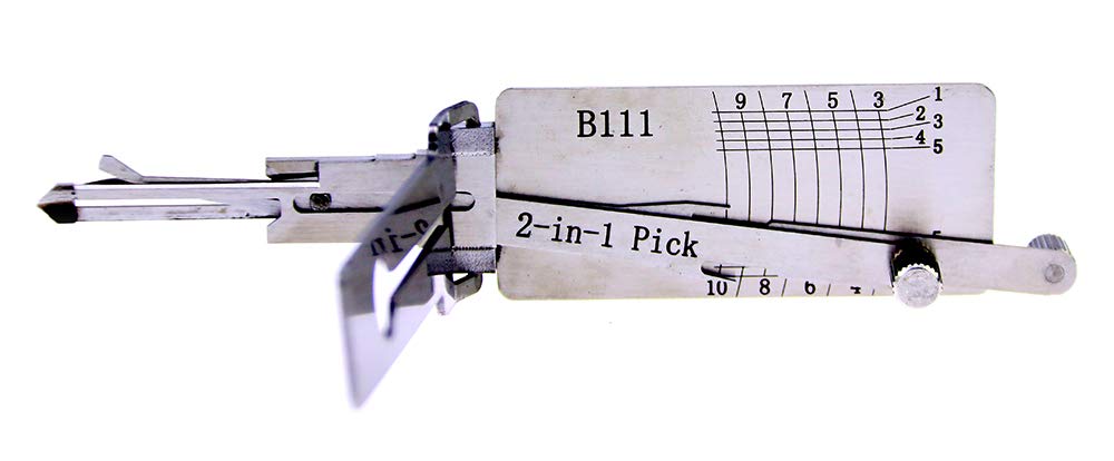 Décodeur 2-en-1 QiDAi B111 avec alignement précis pour verrou d'allumage