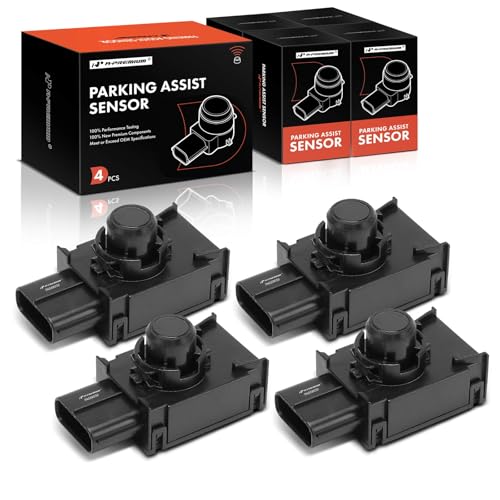 A-Premium 4-PC Reverse Backup Parking Assist Sensor Compatible with Select Lexus Models - ES350 2007-2012, Replace# 8934133110, 8934133110C0