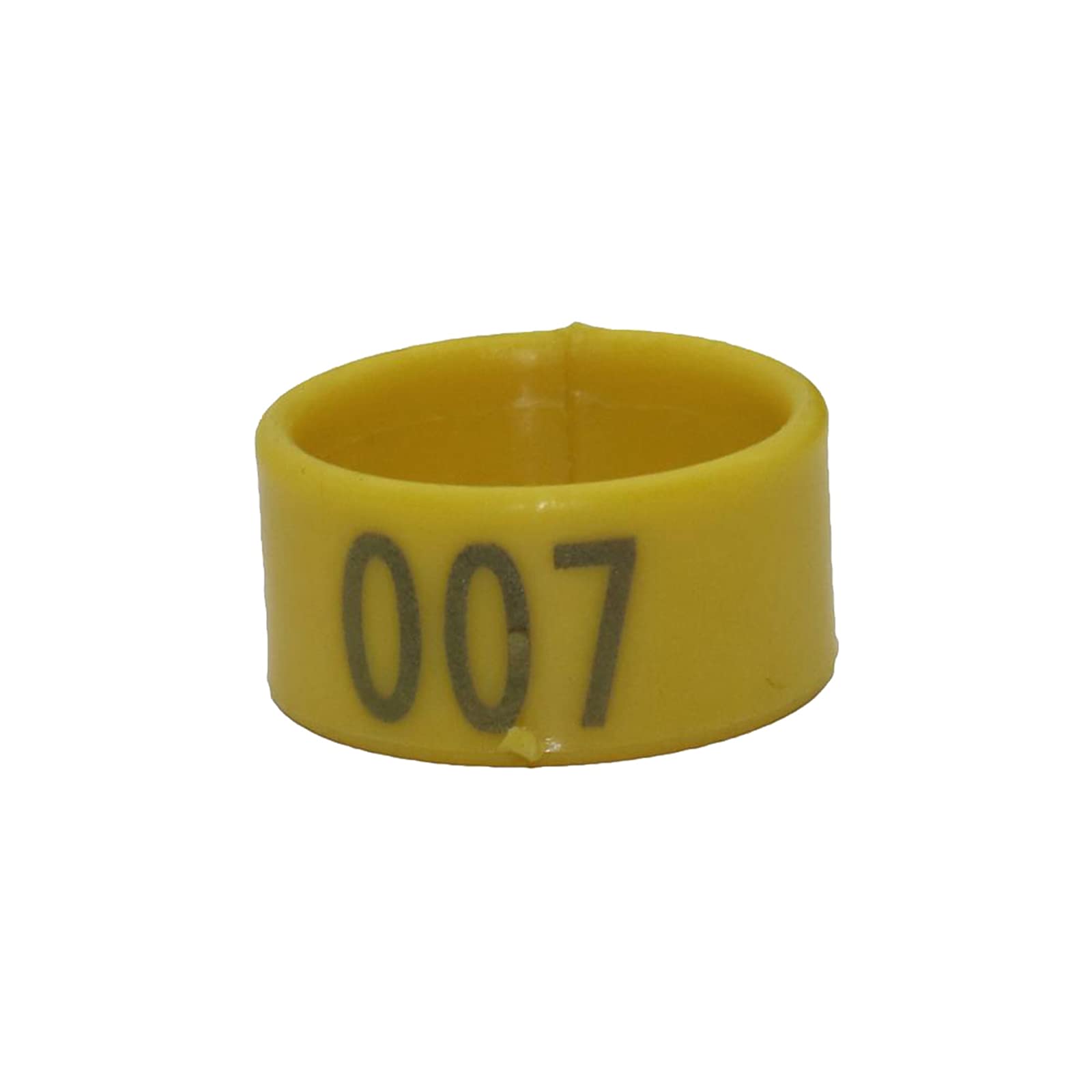 Anillas para Patas 1000 Piezas de diámetro Interior 1,6/1,8/2,0 cm Tipo Abierto Anillo for Patas de Pollo Anillos for Patas de pájaros Rojo 1,6 cm(Yellow,2.0 cm)