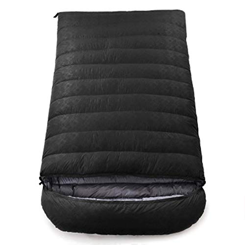 W.zz Saco de Dormir de Acampada para Adultos al Aire Libre Saco de Alpinismo de Cuatro Estaciones Saco de Dormir de Doble Pluma Ultraligero para Parejas, Lleno de plumón de Ganso de 600 g,G