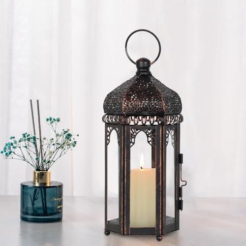 DECORKEY Vintage Medium Size Lantern Decorative...
