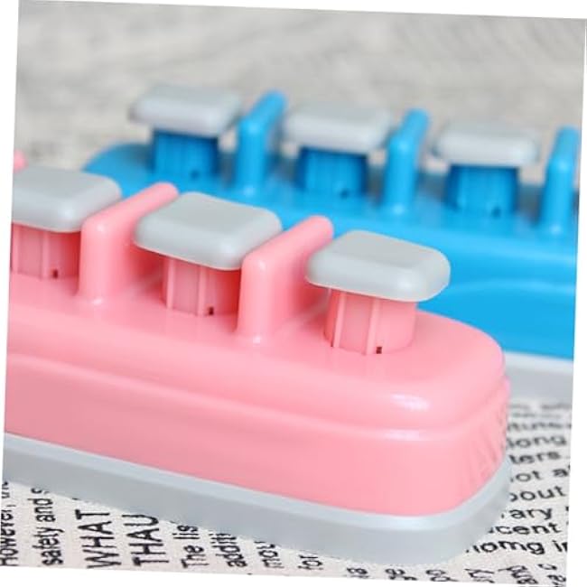 Piano Finger Trainer Hand Grip Strengthener Finger Exerciser Moderate Material Portable for Musicians Athletes and Strength Training