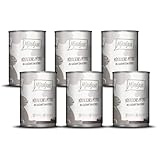 MjAMjAM - Premium Nassfutter für Katzen - köstliches Pferd an gedämpftem Kürbis, 6er Pack (6 x 400 g), getreidefrei mit extra viel Fleisch