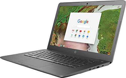Image of HP Chromebook (Chrome OS, Intel Celeron 1.1 GHz, 14 inch LED-Lit Screen, Storage: 32 GB, RAM: 8 GB) Grey 3PD87UT#ABA (Renewed)