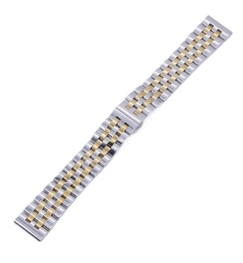 Bracelet de montre en acier inoxydable solide 6019# accessoires rechange