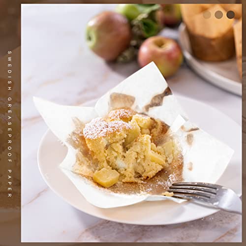 Caissettes à muffins tulipe noires et blanches anti-graisse - Lot de 400 pièces pour pâtisserie - 7
