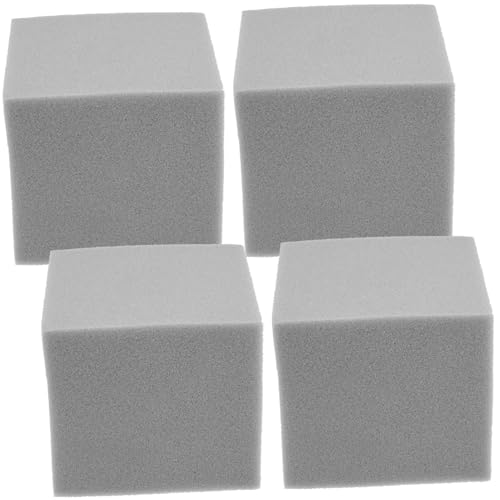 HANABASS 4pcs Acoustic Soundproof Panels for Studio Noise Reduction Bass Trap Corner Blocks Fireproof Cubes for Music Room Reverberation Control