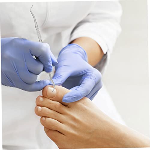 Healvian 1 Conjunto De Ferramentas De Pedicure Ferramenta De Raspador De Silicone Limpador De Aço In