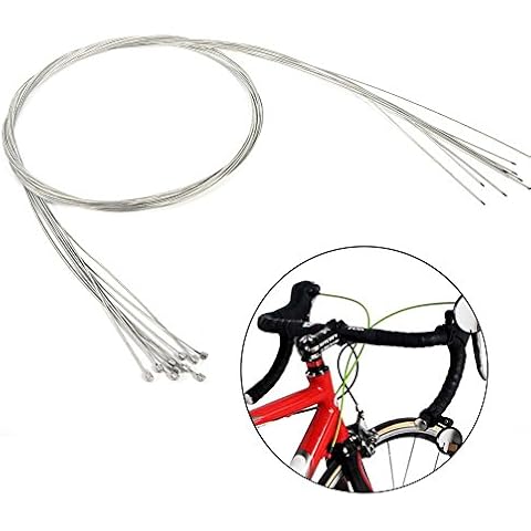 Dioche 10Pcs Cable de Velocidad de Bicicleta de Acero Inoxidable Cover