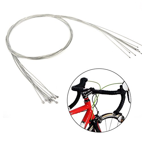 Dioche 10pcs Cavo di velocità, Cavo del Deragliatore Cavo Freno Interno Cavo Cambio velocità Interno Bici Shift Inner Cable Stainless Steel