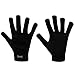 Lonsdale Guantes de punto para hombre Negro Talla única
